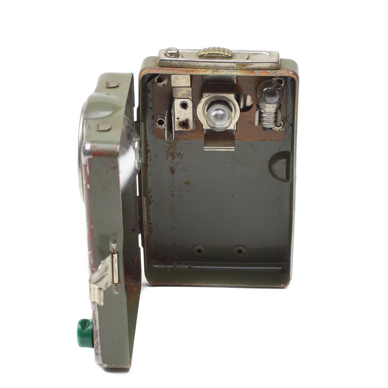 Original Swiss army military signal lamp Green Red color flashlight emergency - GoMilitar