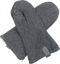 Mitaje del ejército suizo original Denim lana gris clima frío guantes militares forrados