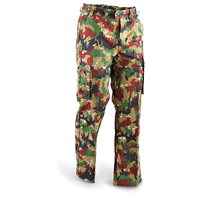 Pantalones originales del ejército suizo M83 combat Alpenflage Camo pantalones de campo Suiza - GoMilitar