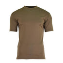 Khaki Original Swiss Army quick dry breathable sportswear t-shirt designed for outdoor activities and durability.