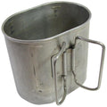 Tropas del ejército suizo original de aluminio mariposa de aluminio Cantina Mess Copa militar