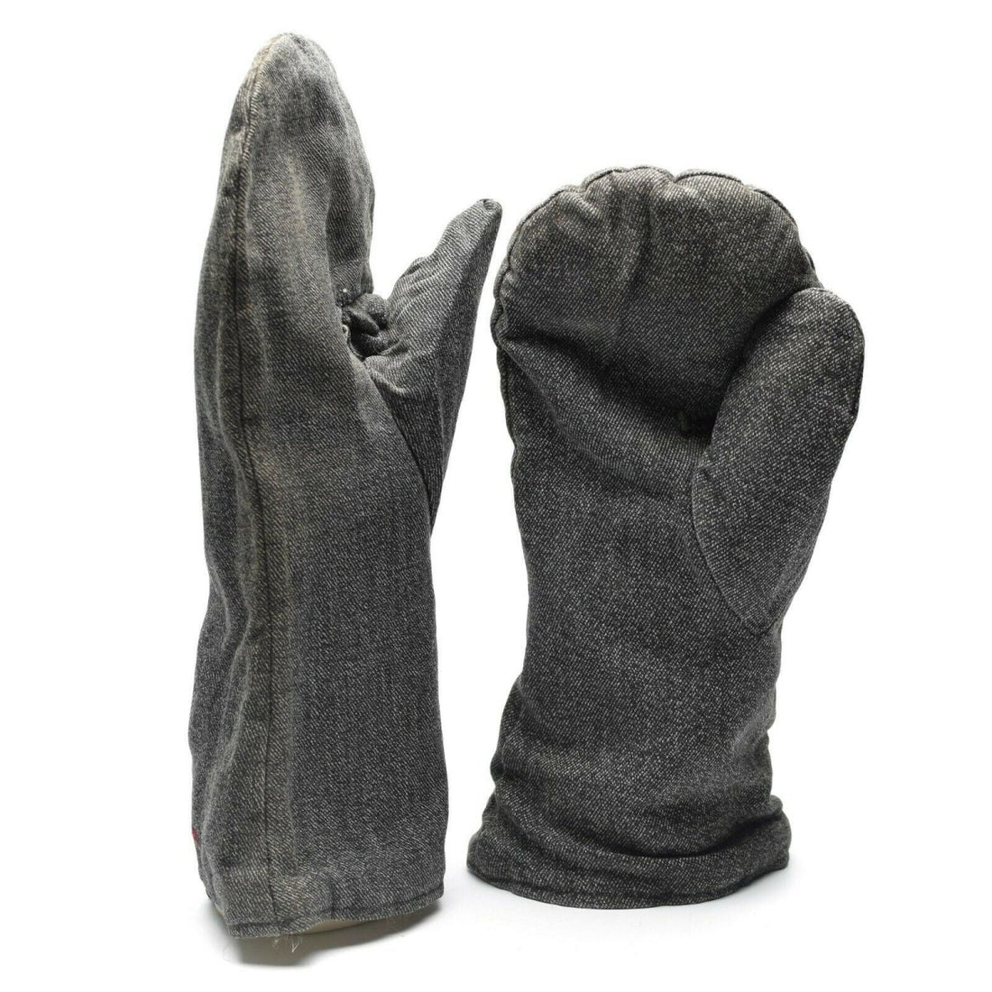 Mittanes de invierno del ejército suizo original con fraynel revestimiento de problemas militares