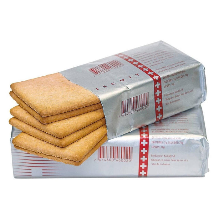 Galleta militar suiza original 100 g Auténtico sabor Supervivencia al aire libre - GoMilitar