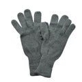Guantes auténticos de punto de invierno militares suizos originales para clima frío, color gris
