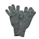 Guantes de tiro de invierno militares suizos originales con dedo en gatillo de punto gris que se muestran en punto gris para uso táctico y en exteriores.
