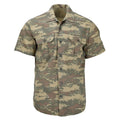 Camisas de campo del ejército turco original Durable Ripstop Camo Manga corta Táctica