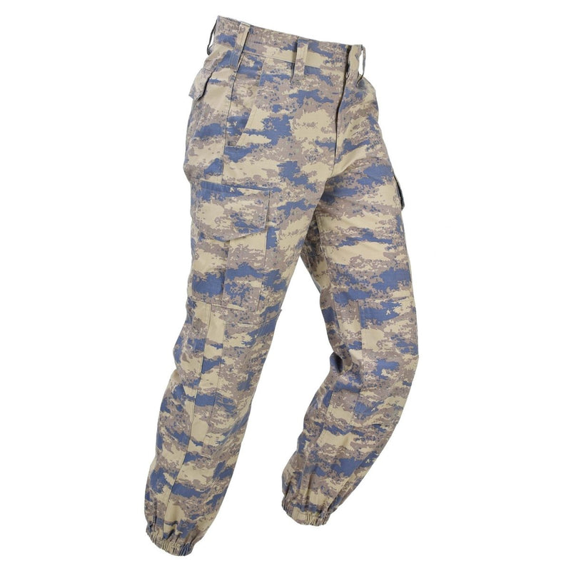 Pantalones de campo Militares Turcos AG18 originales de la Fuerza Aérea Ripstop M2018 CAMO