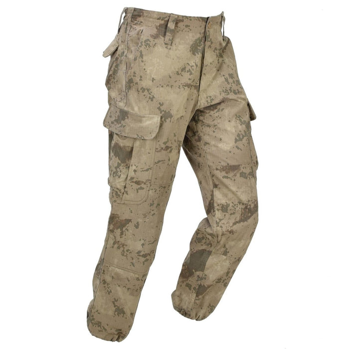 Pantalones de campo militares turcos originales AG18 RipStop Cargo Pockets M2018 Camo - GoMilitar