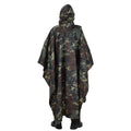 Camuflaje turco original Poncho Poncho Resistente al agua Ripstop Ejército