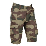 Pantalones cortos militares turcos originales en camuflaje Woodland para uso en el campo al aire libre