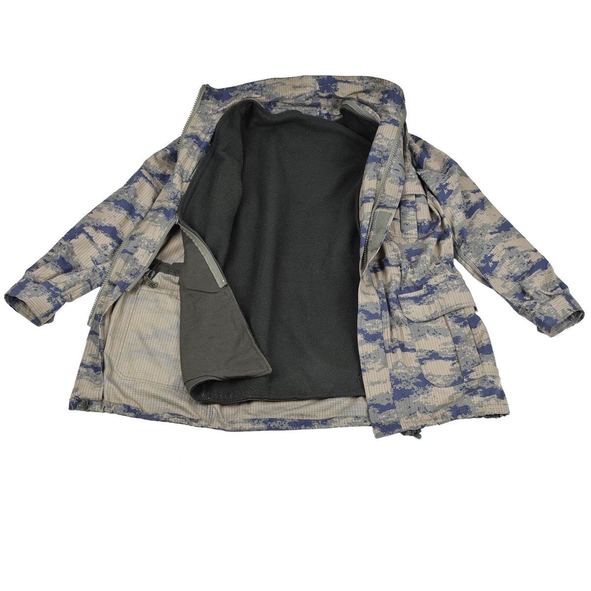 Parka de camuflaje digital militar turca Original con forro táctico antidesgarro duradero