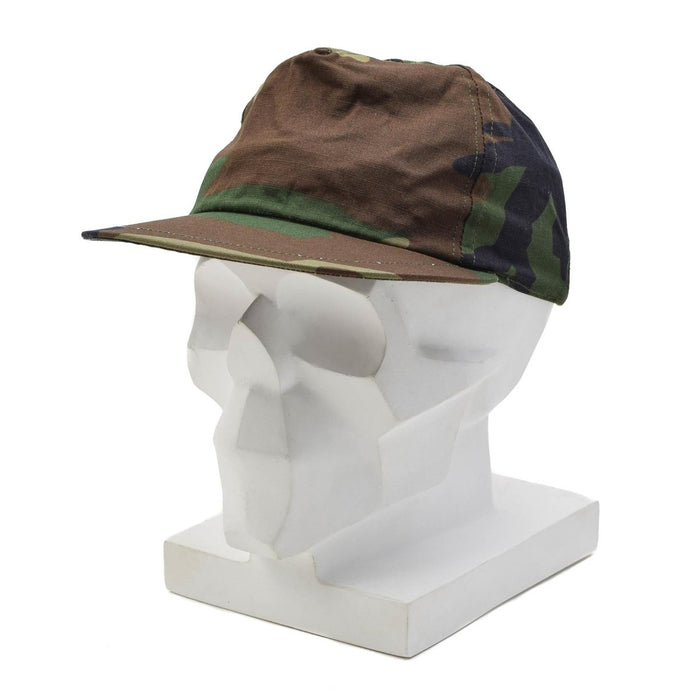 Gorra de campo militar turca original con banda trasera elástica AG18 Woodland Camo - GoMilitar
