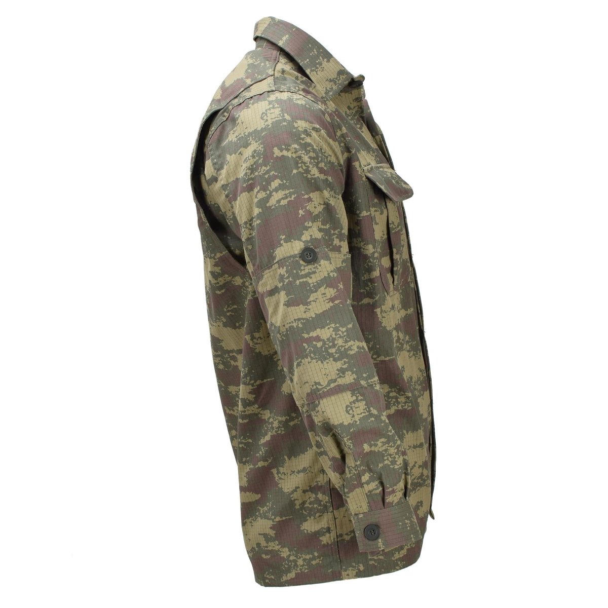 Camisa de campo militar turca original resistente a los arañazos RipStop M2008 Camo