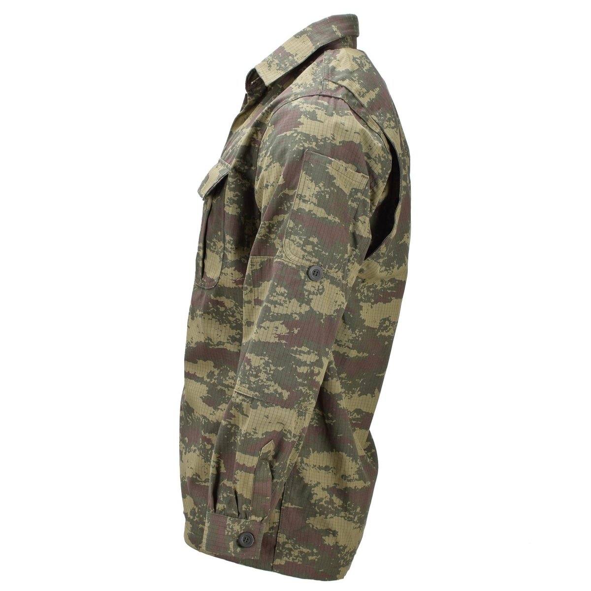 Camisa de campo militar turca original resistente a los arañazos RipStop M2008 Camo