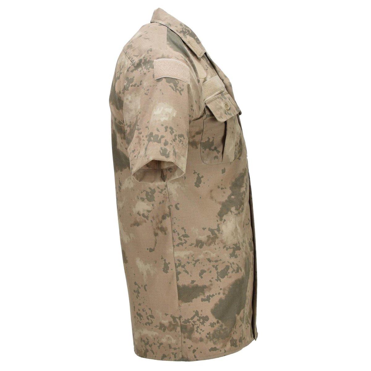 Camisa de campo militar turca original, manga corta, excedente, camuflaje M2021