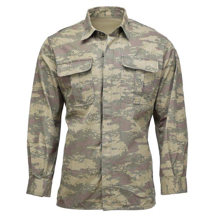 Camisas militares turcas originales ripstop ligero táctico camuflaje del desierto árido - GoMilitar