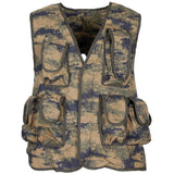 Chaleco militar turco original 8 bolsillos adjuntos hombreras M2018 Camo