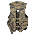 Chaleco militar turco original 8 bolsillos adjuntos hombreras M2018 Camo