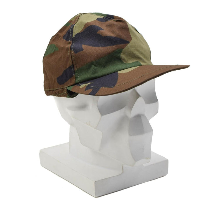 Gorra de campo militar turca original de invierno RipStop sombrero para exteriores Woodland Camo - GoMilitar