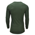 Camiseta interior térmica militar ucraniana original de algodón de manga larga verde