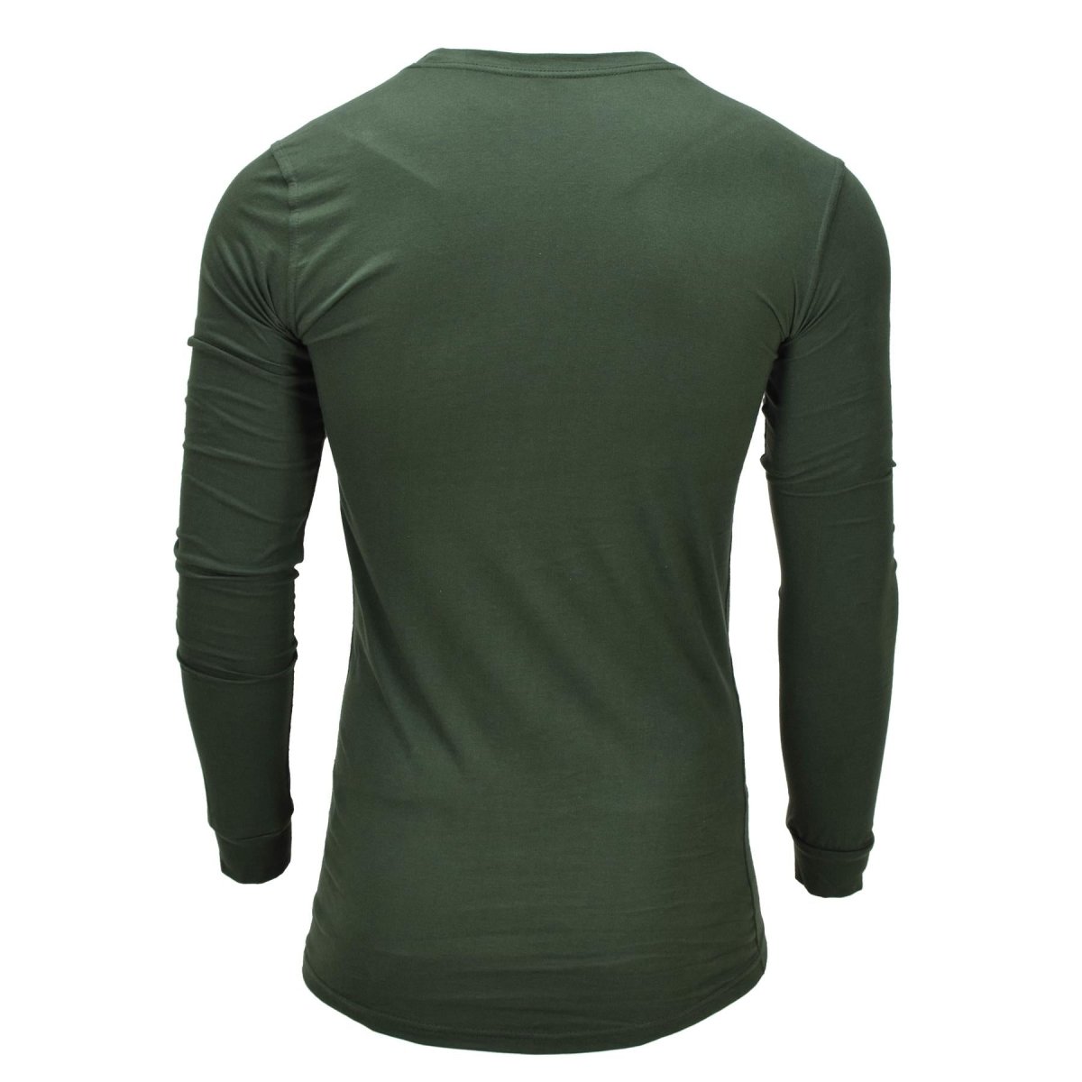 Camiseta interior térmica militar ucraniana original de algodón de manga larga verde