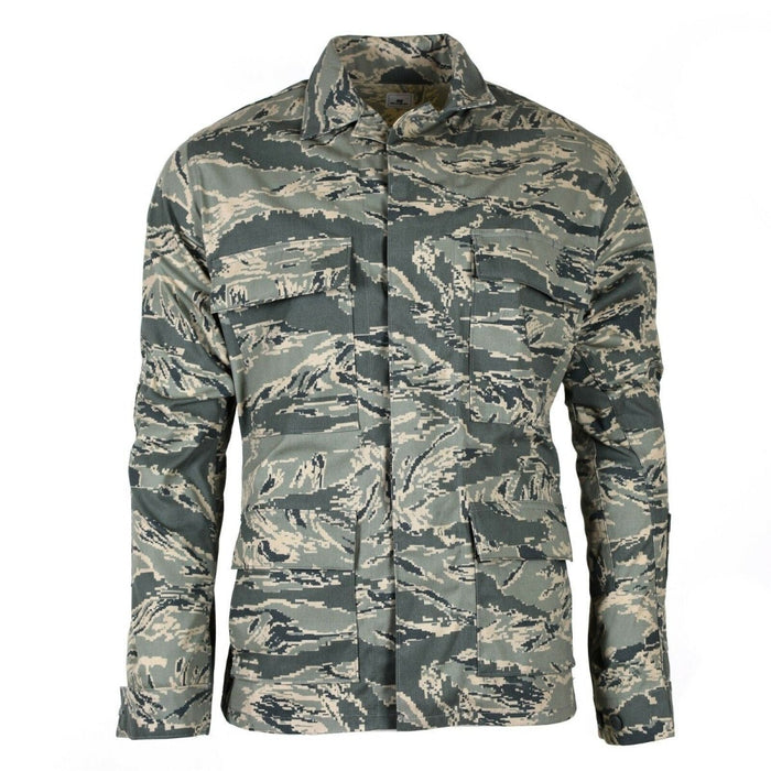 Chaqueta original de la Fuerza Aérea AF ABU del ejército de EE. UU. Camuflaje con rayas de tigre NUEVO - GoMilitar