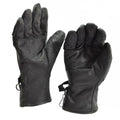 Originales guantes de cuero de combate del ejército de los EE. UU. Problema militar de cuero negro genuino