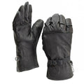 Originales guantes de cuero de combate del ejército de los EE. UU. Problema militar de cuero negro genuino