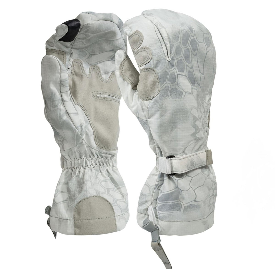 Guantes tácticos ligeros originales del ejército de EE. UU. con pantalla táctil y camuflaje blanco