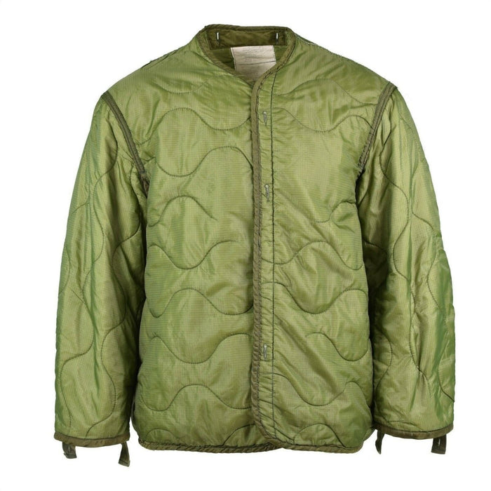 Chaqueta militar con forro de edredón original del Ejército de EE. UU. Forro de abrigo para clima frío M65 - GoMilitar