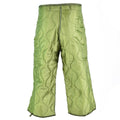 Pantalones acolchados del ejército original de EE. UU. M65 Finamiento térmico calentador 3/4 Nuevo