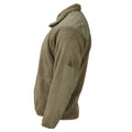 Chaqueta polar táctica original del ejército de EE. UU. para clima frío, hombros reforzados, color verde oliva