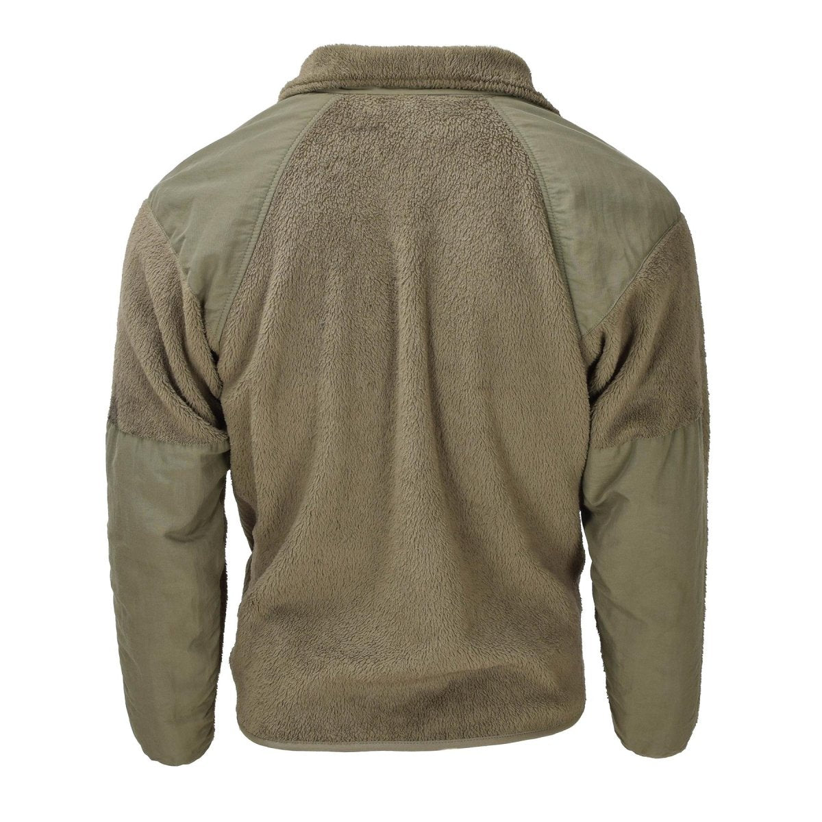Chaqueta polar táctica original del ejército de EE. UU. para clima frío, hombros reforzados, color verde oliva