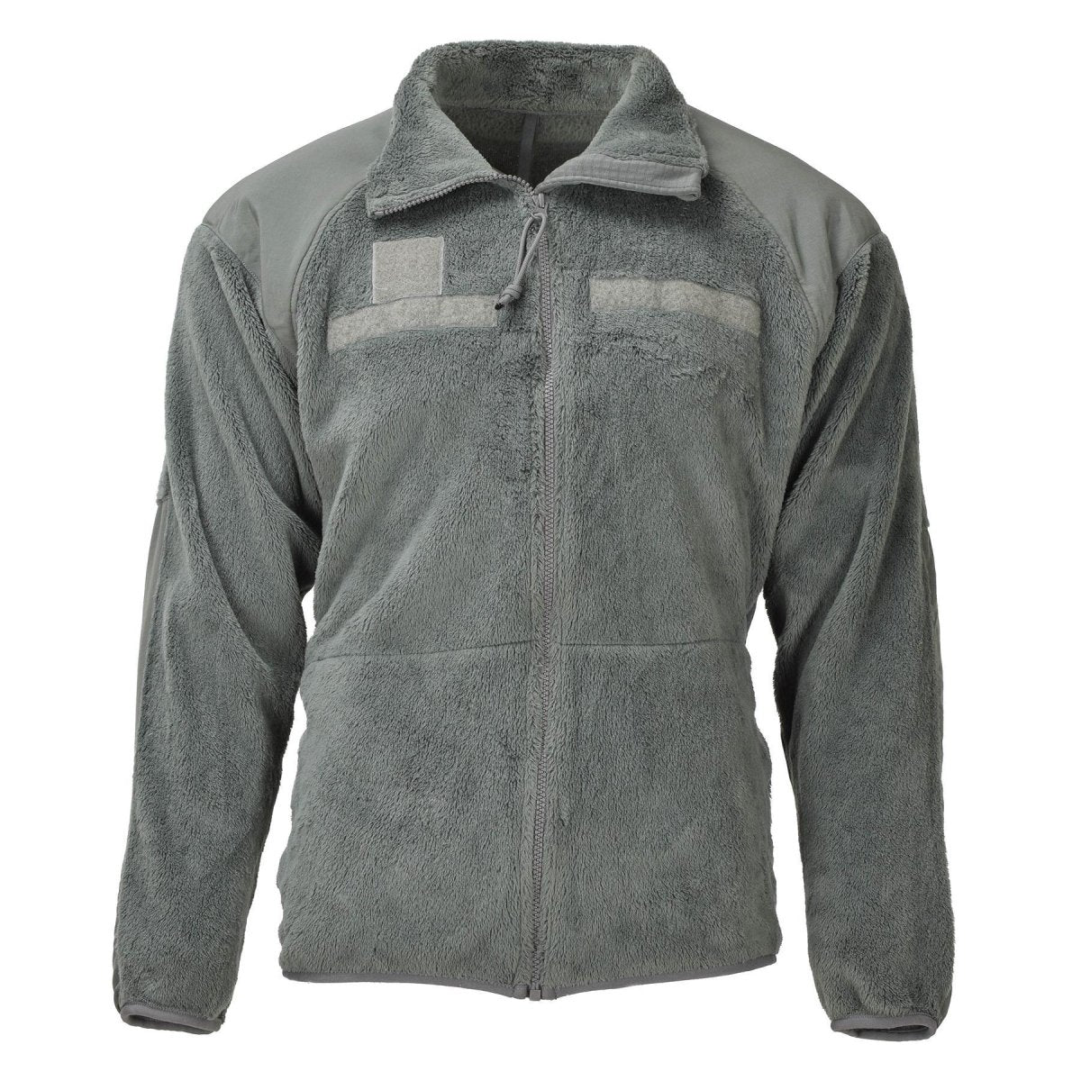 Chaqueta polar táctica original del ejército de EE. UU. para clima frío, hombros reforzados, color verde oliva