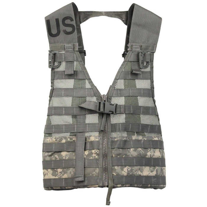 Chaleco Táctico Original US Army MOLLE II ajustable talla única Gris Oscuro - GoMilitar