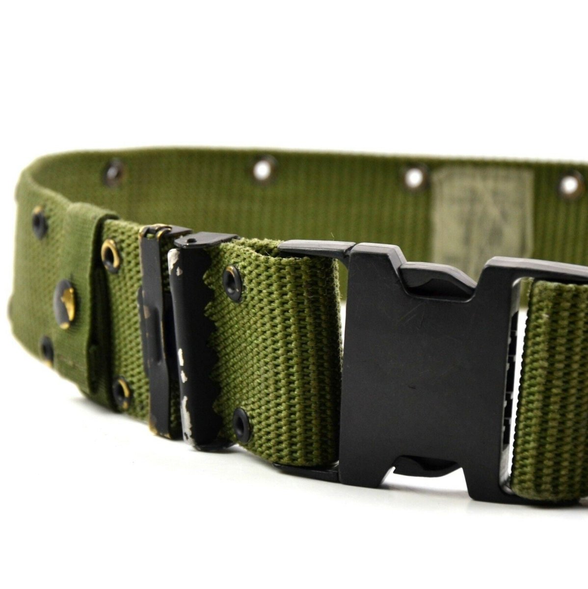 Sistema de correos del ejército original de los EE. UU. Tirtros web Cinturón LC-2 Pistola Militar Green