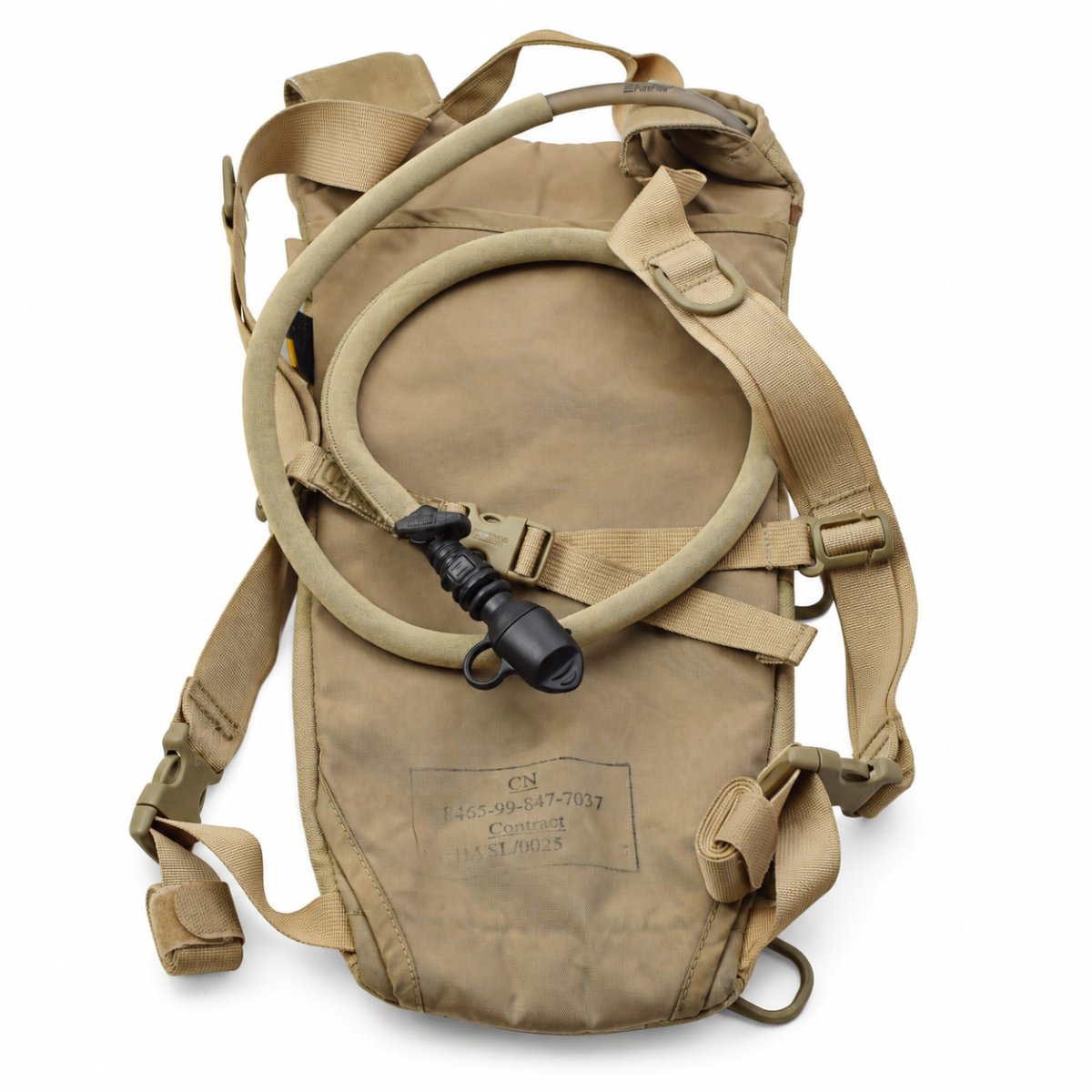 Mochila de hidratación militar de 3 litros original de EE. UU. CamelBak Camuflaje del desierto de 3 colores
