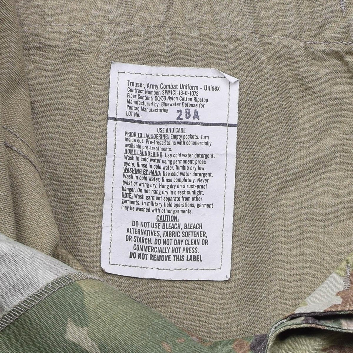 Pantalones de campo tácticos uniformes de combate militares de EE. UU.