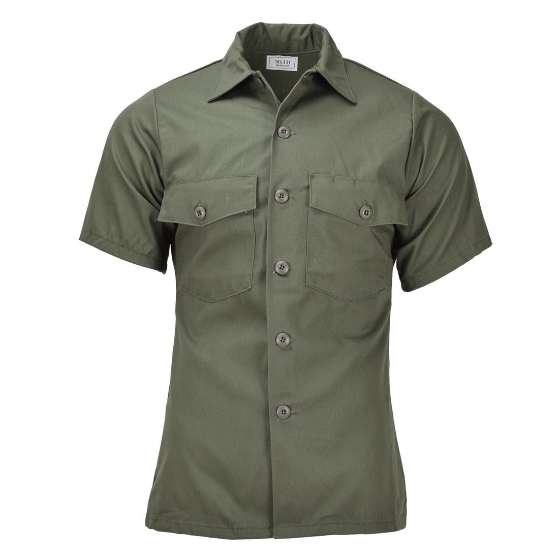 Camisas de oliva táctica de campo militar de los EE. UU. Fatiga del ejército de manga corta