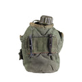 Cantimplora original de plástico militar estadounidense de 0,75 L, cubierta para equipo de campo, edición militar, color verde oliva