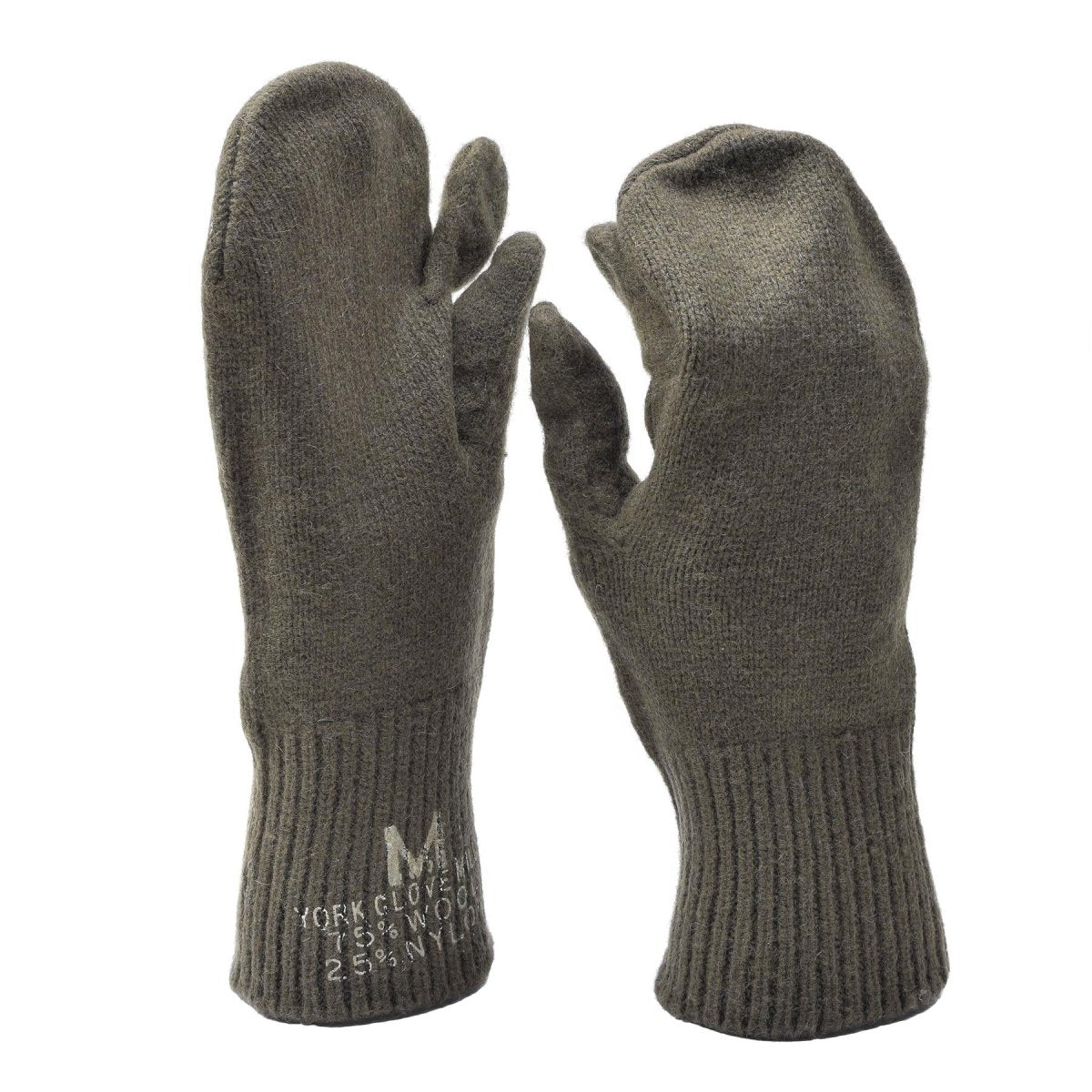 Originales del gatillo militar de los EE. UU. Mittens Surplus Surplus Wool Wool Warmers Guantes Nuevos