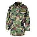 Chaqueta de campo del ejército vintage eslovaca M97 CAMO Combate Military Parka Nuevo