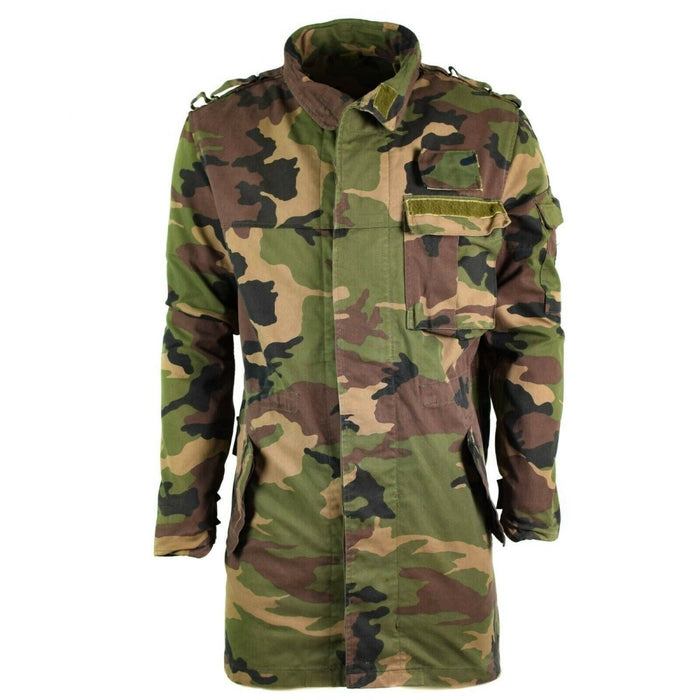 Chaqueta de campo vintage original del ejército eslovaco M97 Parka de combate militar de Eslovaquia - GoMilitar