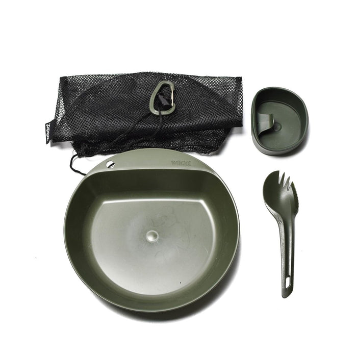 Kit original Wildo Pathfinder, juego de utensilios de comedor para exteriores, tenedor para acampar sin BPA - GoMilitar