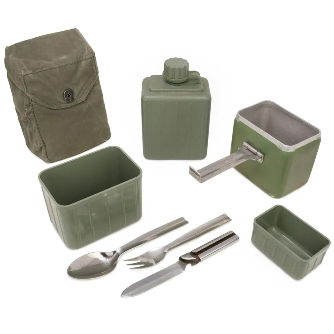 Kit de desorden yugoslavo original. Kit de desorden militar del ejército Cantenserio de cantinero