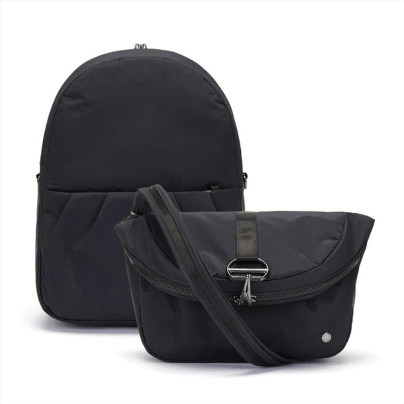 PACSAFE CitySafe CX Mochila convertible Anti lo de RFID RFID Material Econilo Negro
