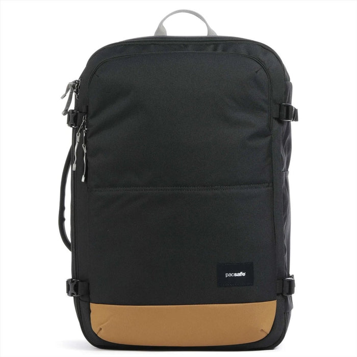 Mochila de viaje Pacsafe Go 34L Cremalleras bloqueables antirrobo rPET Negro - GoMilitar