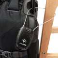 Pacsafe Retractasafe 250 Candado de cable retráctil Cable de acero inoxidable de 4 diales