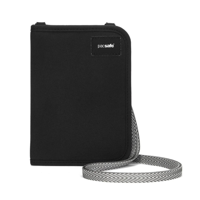 PACSAFE V150 Document Bag Organizador Compacto Anti RFID Bloqueo de RFID Negro