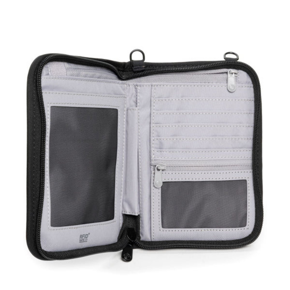 PACSAFE V150 Document Bag Organizador Compacto Anti RFID Bloqueo de RFID Negro